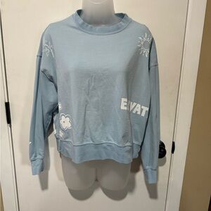 Electric & Rose Light Blue Graphic Sweatshirt-#1159